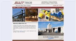 Desktop Screenshot of blasttechfresno.com